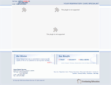 Tablet Screenshot of homepatientservices.com